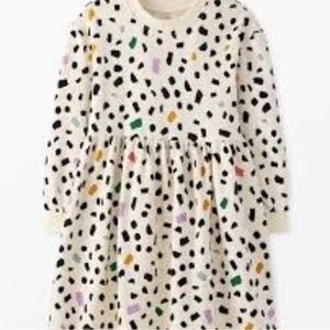 Hanna Andersson NWOT Girls Size 12 Multicolor Patterned polka dot Casual Dress